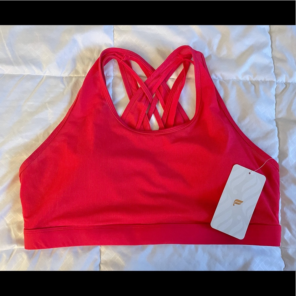 Fabletics Faye High Impact Strappy Sports Bra